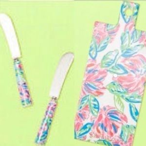 NWT Lilly Pulitzer serving board and spreaders